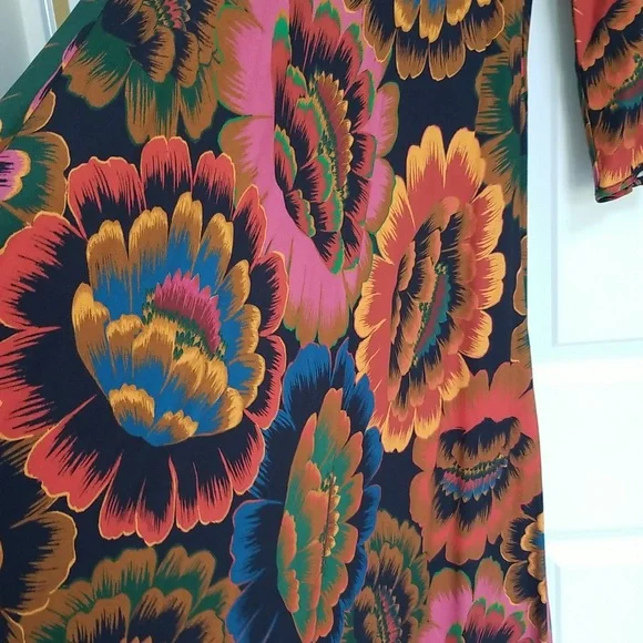 FARM RIO Colorful Flowers Midi Dress - Picture 7 of 16